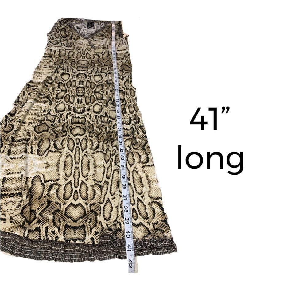 DUE’ PERDUE’ sleeveless snakeskin print dress - Picture 6 of 8